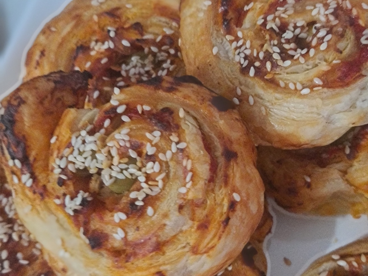 Photo de Recette Feuilletés pizza