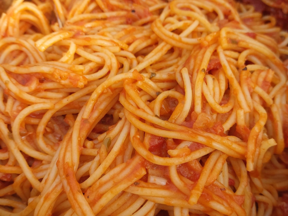 Photo de Recette Pâtes à la sauce tomate