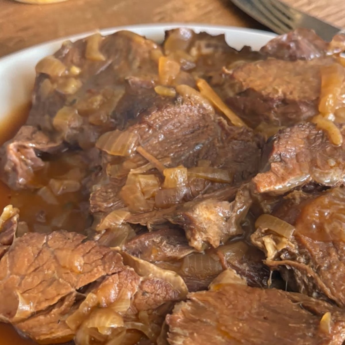 Photo de Recette Paleron aux oignons