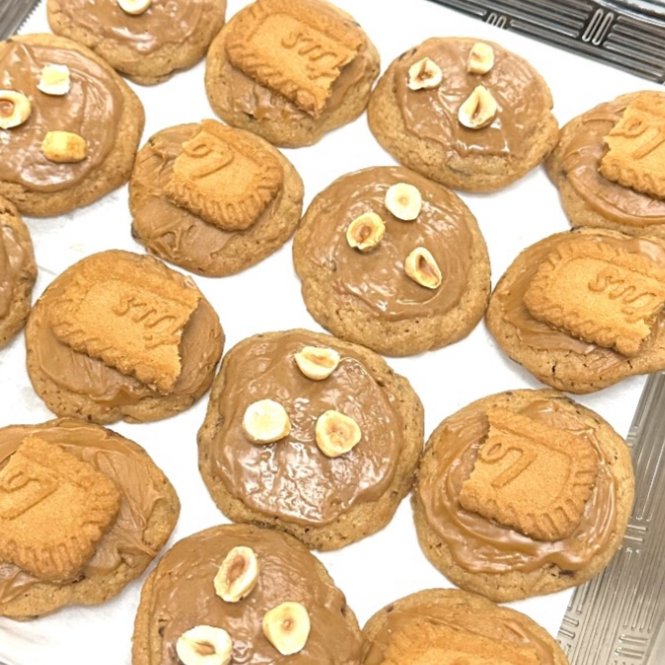 Photo de Recette Cookies spéculos / noisettes