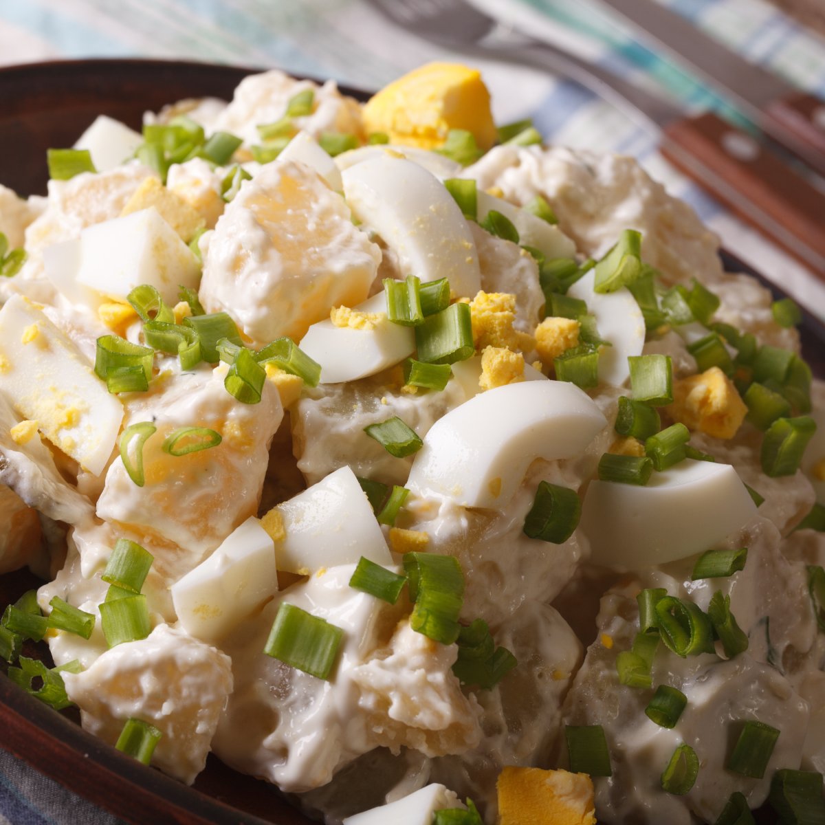 Photo de Recette Salade pomme de terres œufs ciboulette