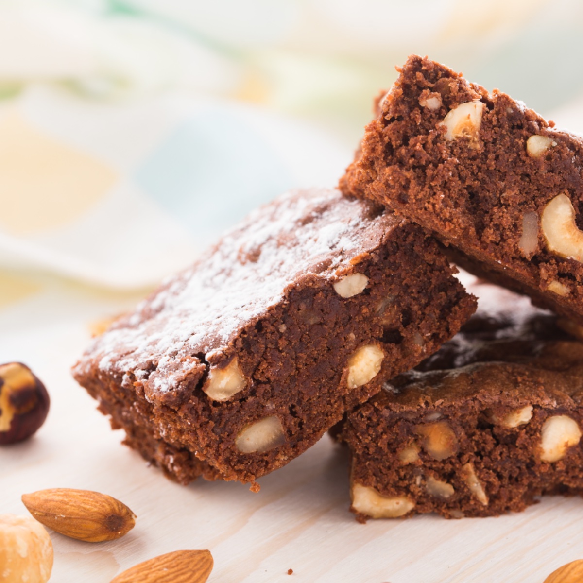 Photo de Recette Brownie au chocolat amandes noisettes