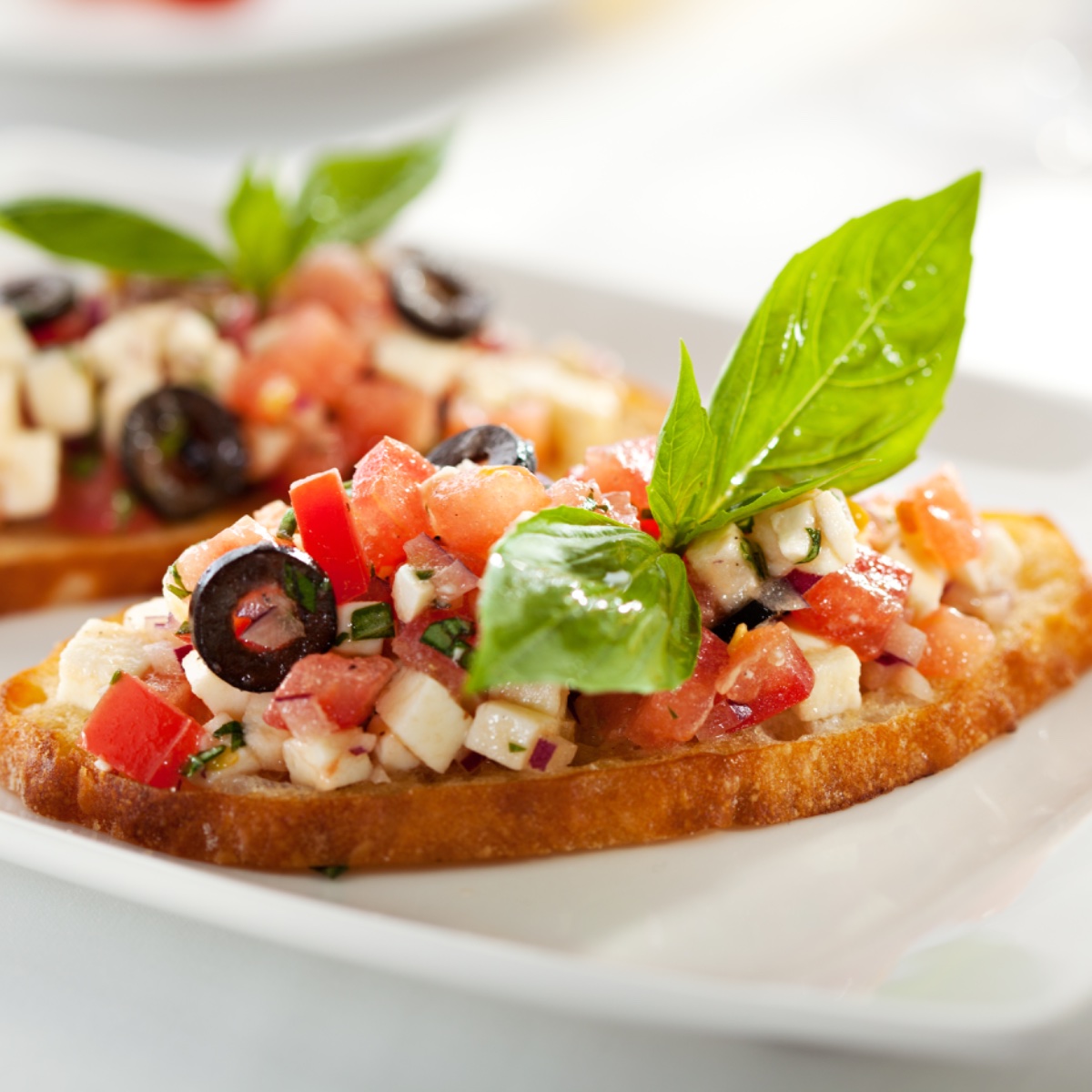 Photo de Recette Bruschetta tomates mozza