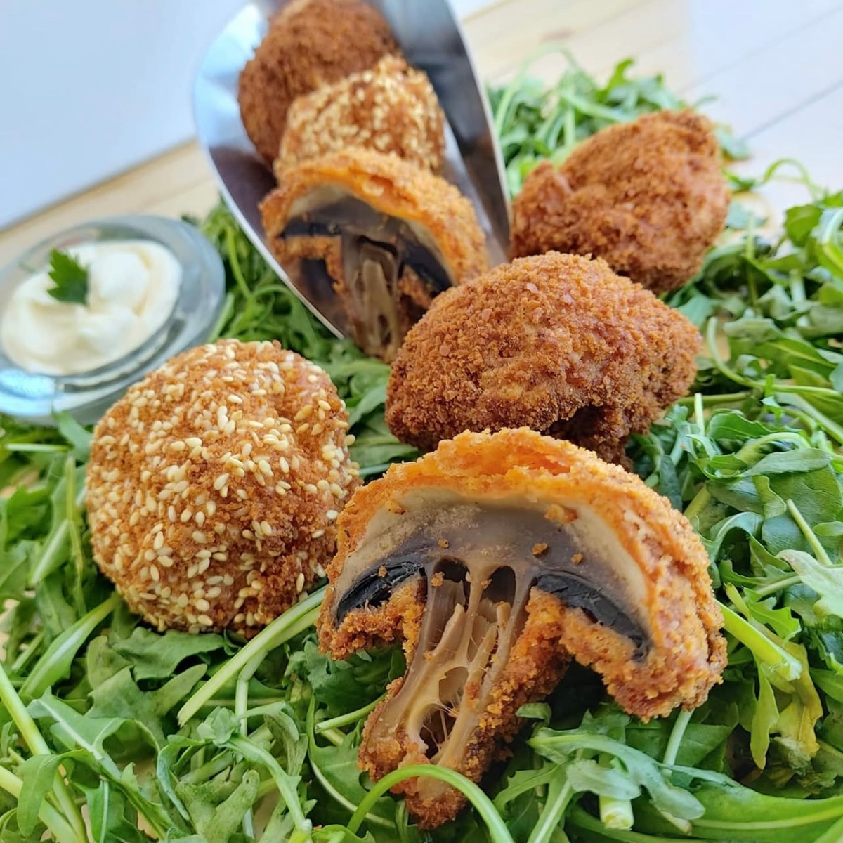 Photo de Recette Champignons panés