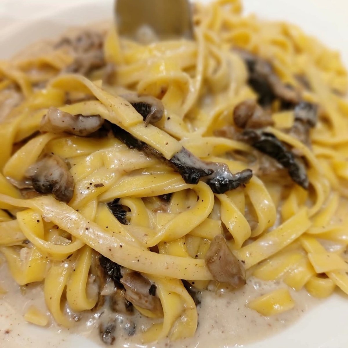 Photo de Recette Linguines aux champignons