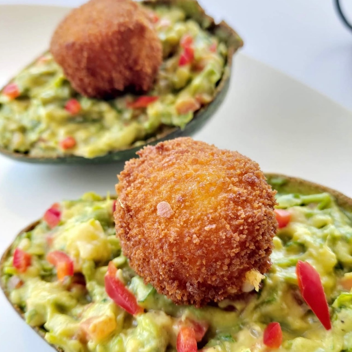 Photo de Recette Avocat chèvre chaud
