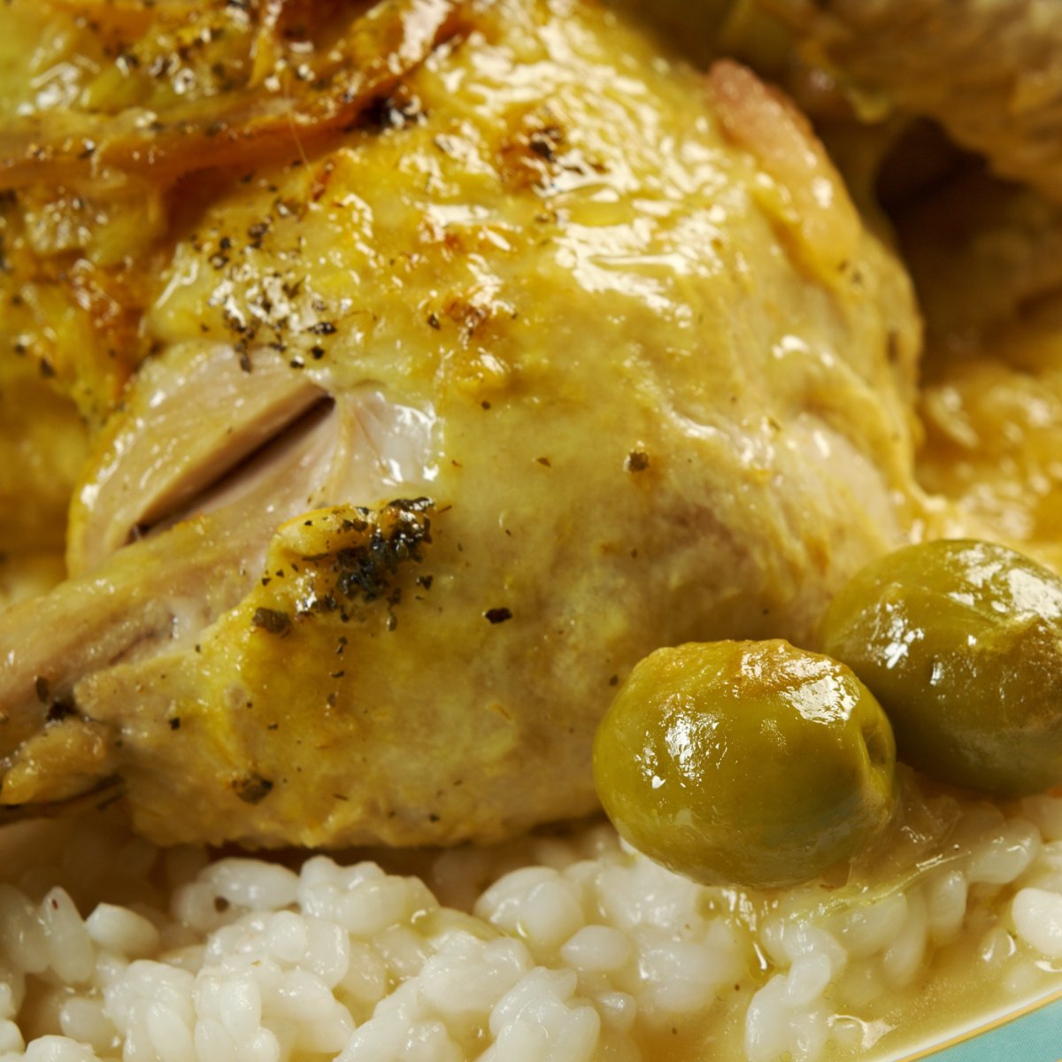 Photo de Recette Poulet olives citron