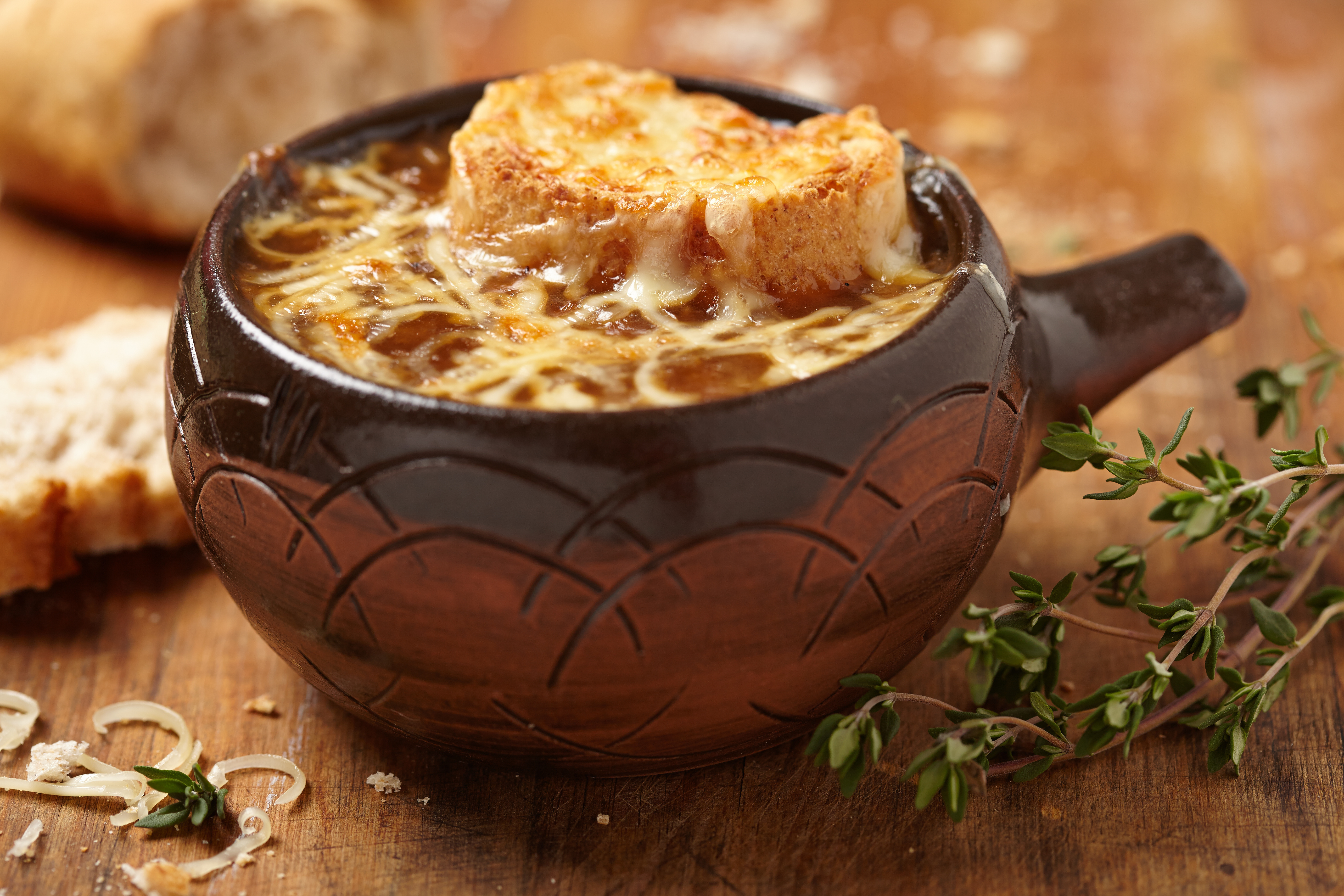 Photo de Soupe à l'oignon gratinée