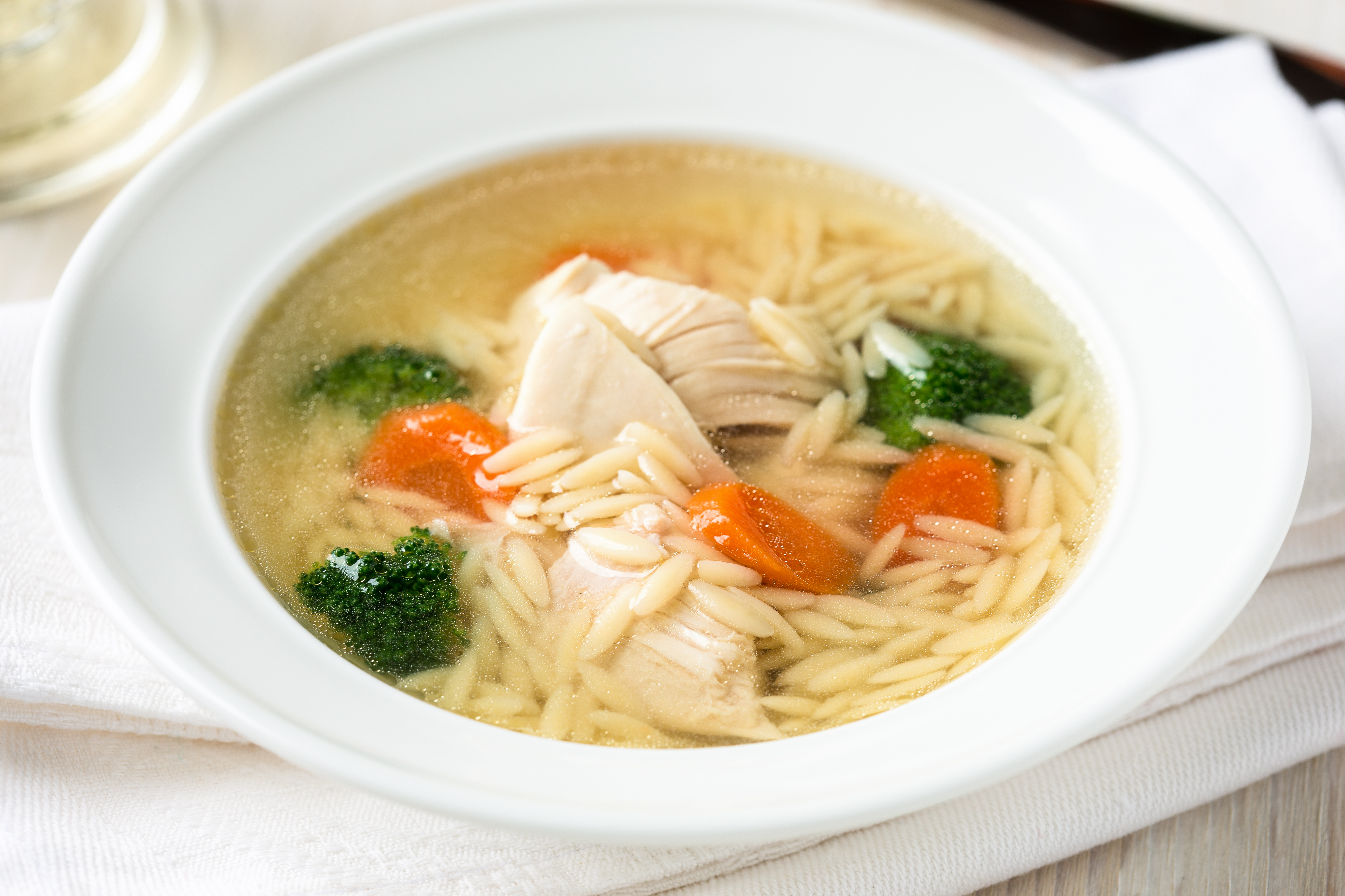 Photo de Soupe de Poulet aux Orzo