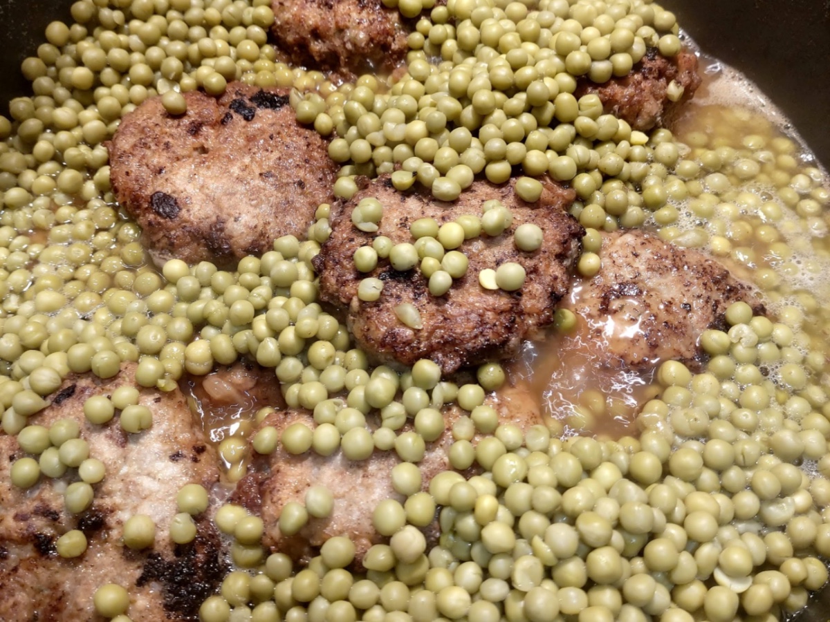 Photo de Boulettes de viande aux petits pois