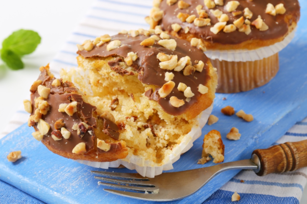 Photo de Muffins au chocolat et aux noix