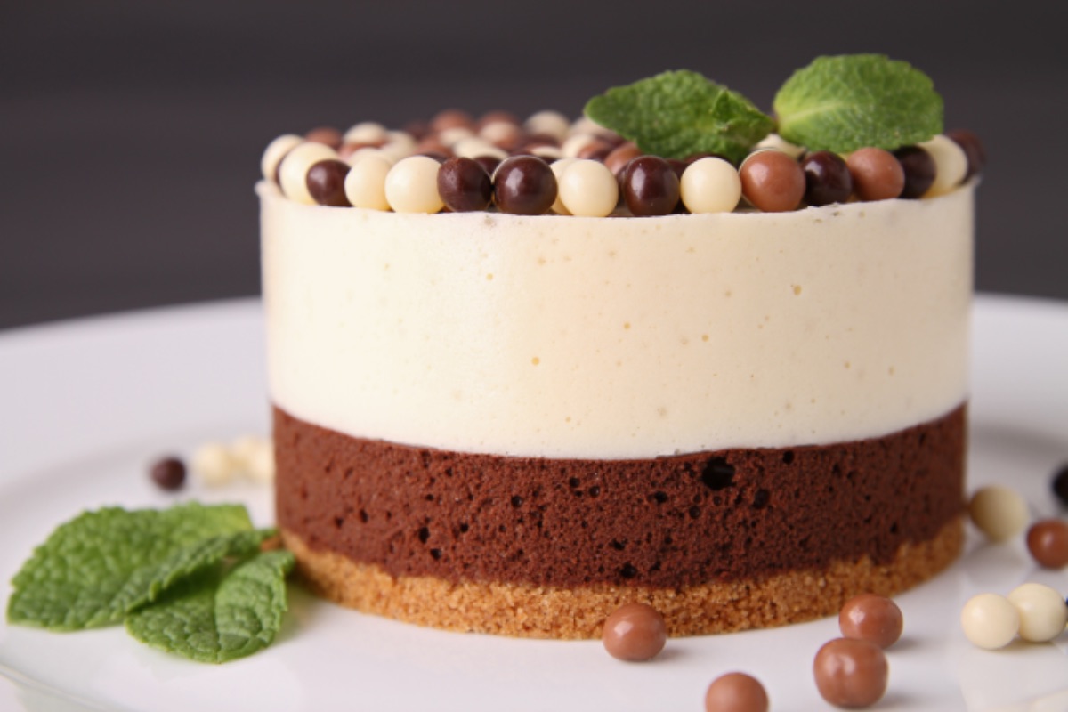 Photo de Entremets Chocolat Vanille