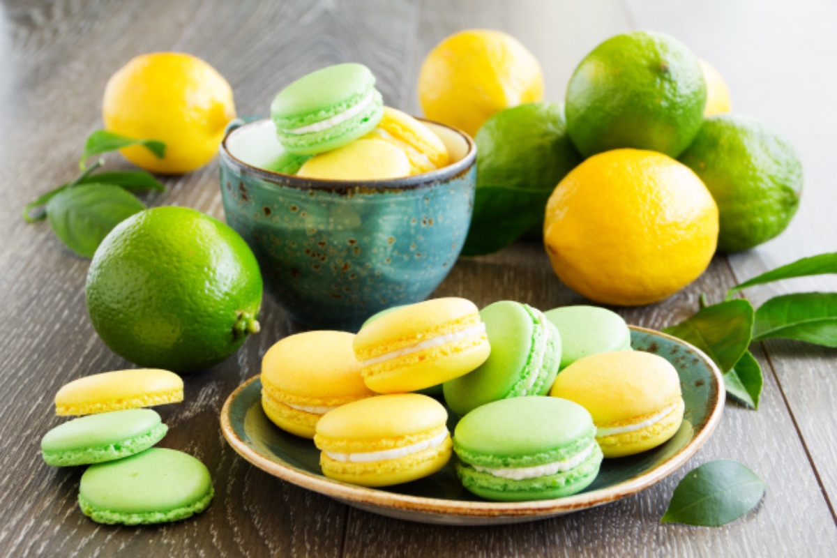 Photo de Macarons au Citron et Citron Vert