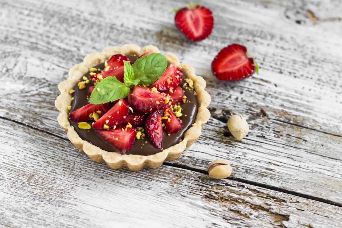 Photo de Tartelette au Chocolat et Fraises