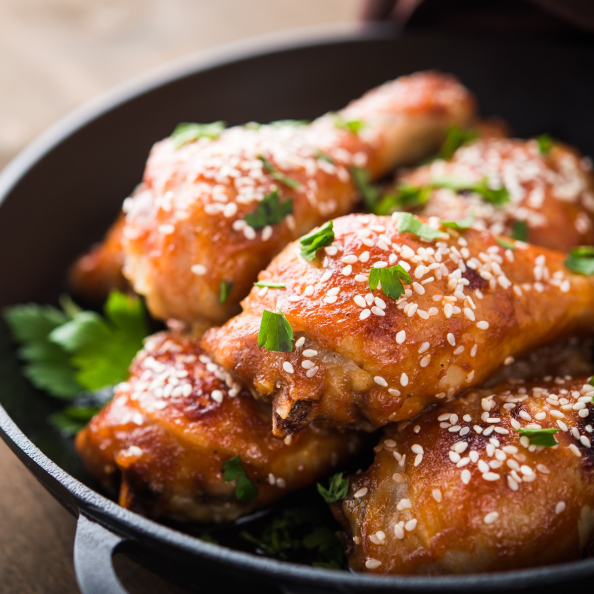 Photo de Poulet rôti au sésame