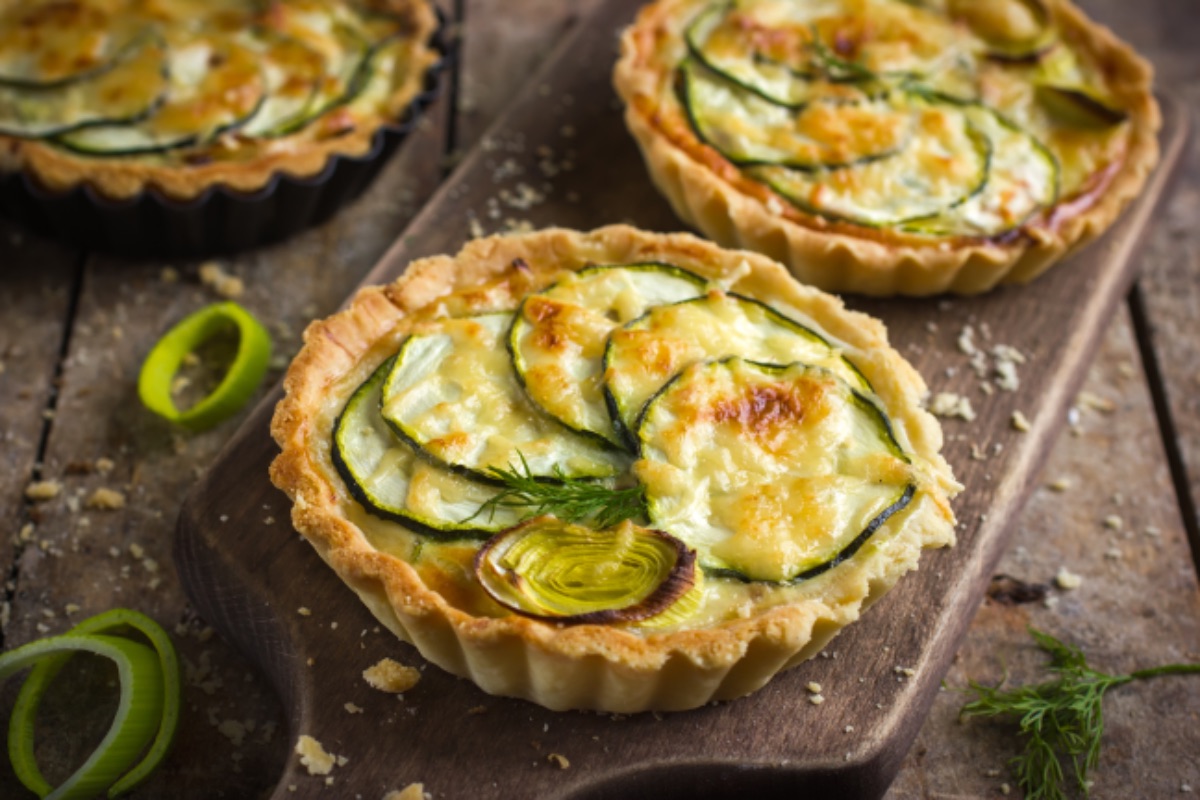 Photo de Tarte aux Courgettes et Poireaux