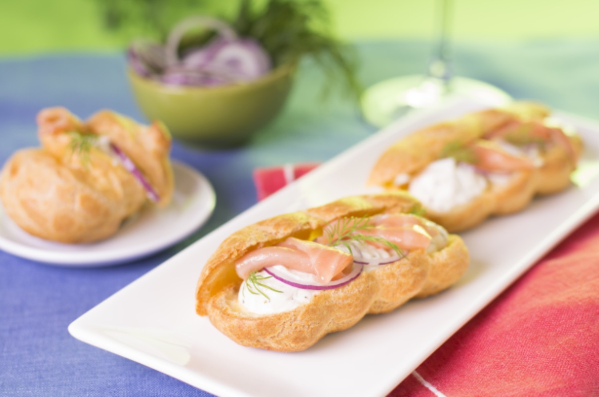 Photo de Éclairs au Saumon Fumé et Fromage Frais