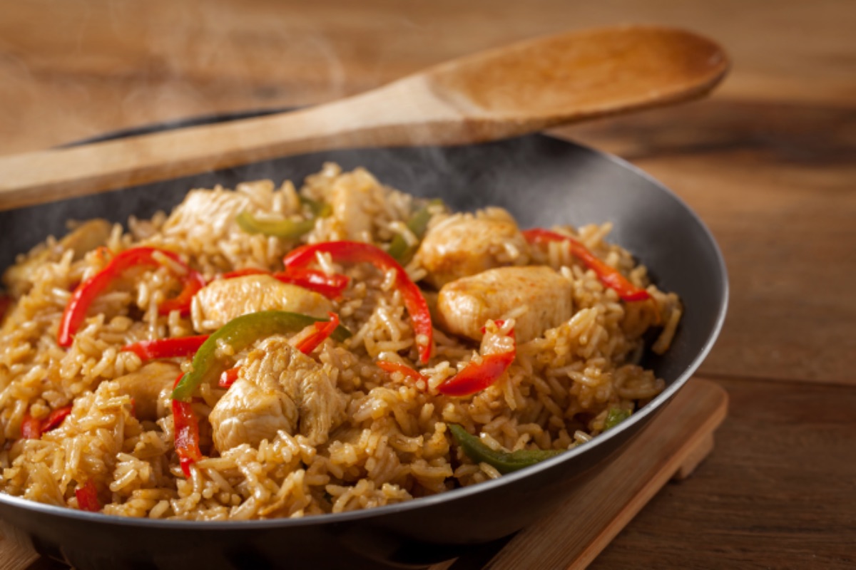 Photo de Poulet Sauté aux Poivrons et Riz