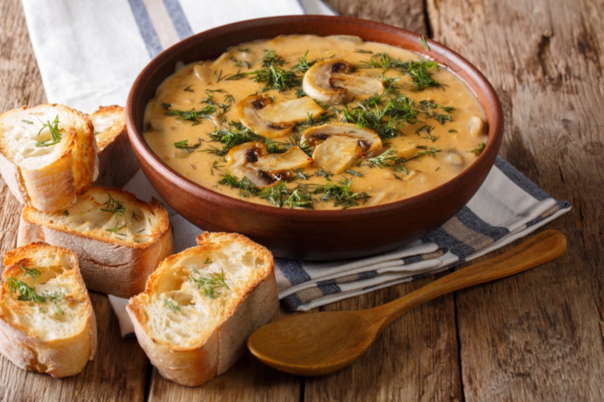 Photo de Soupe de champignons à la crème