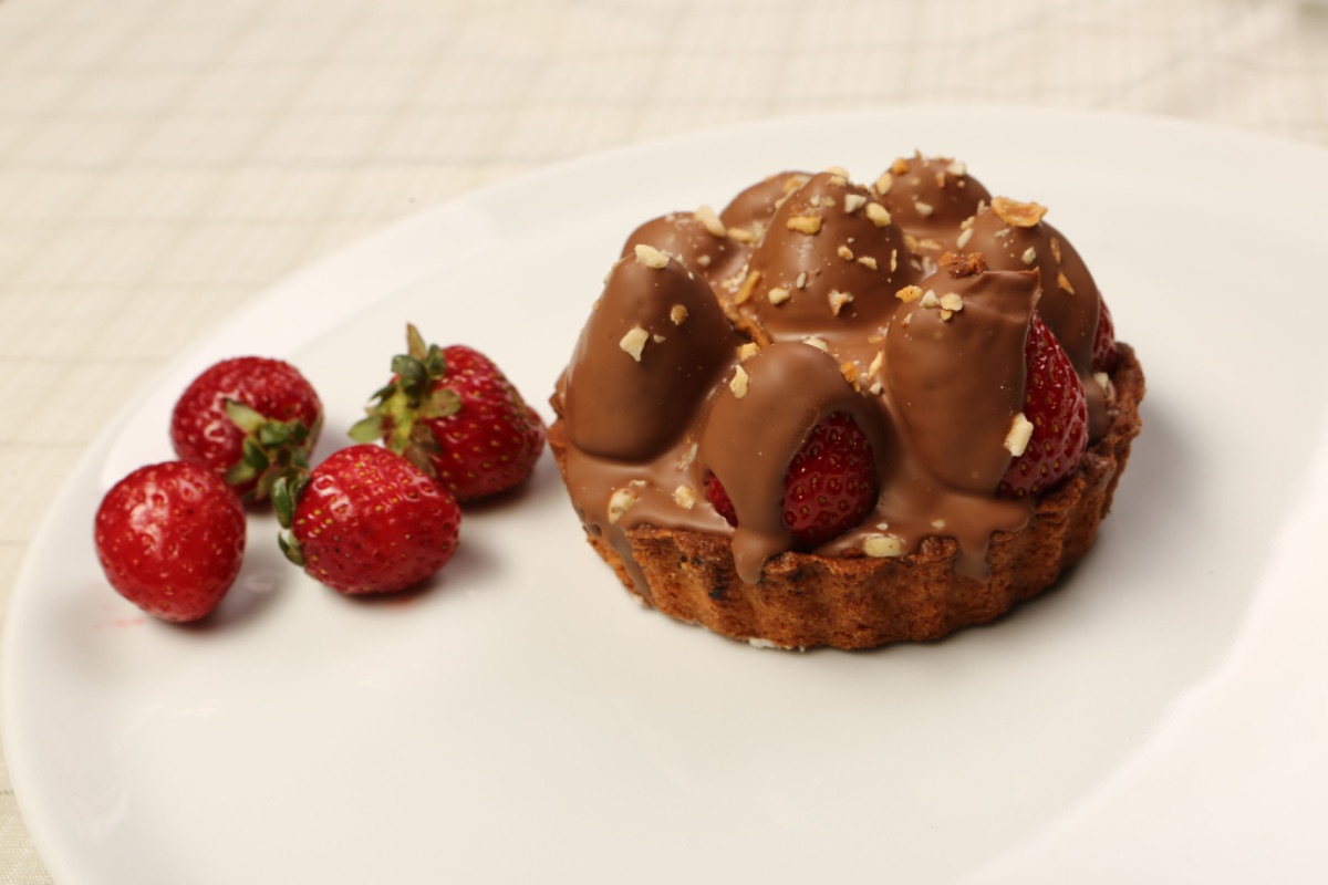 Photo de Tarte aux Fraises et Chocolat