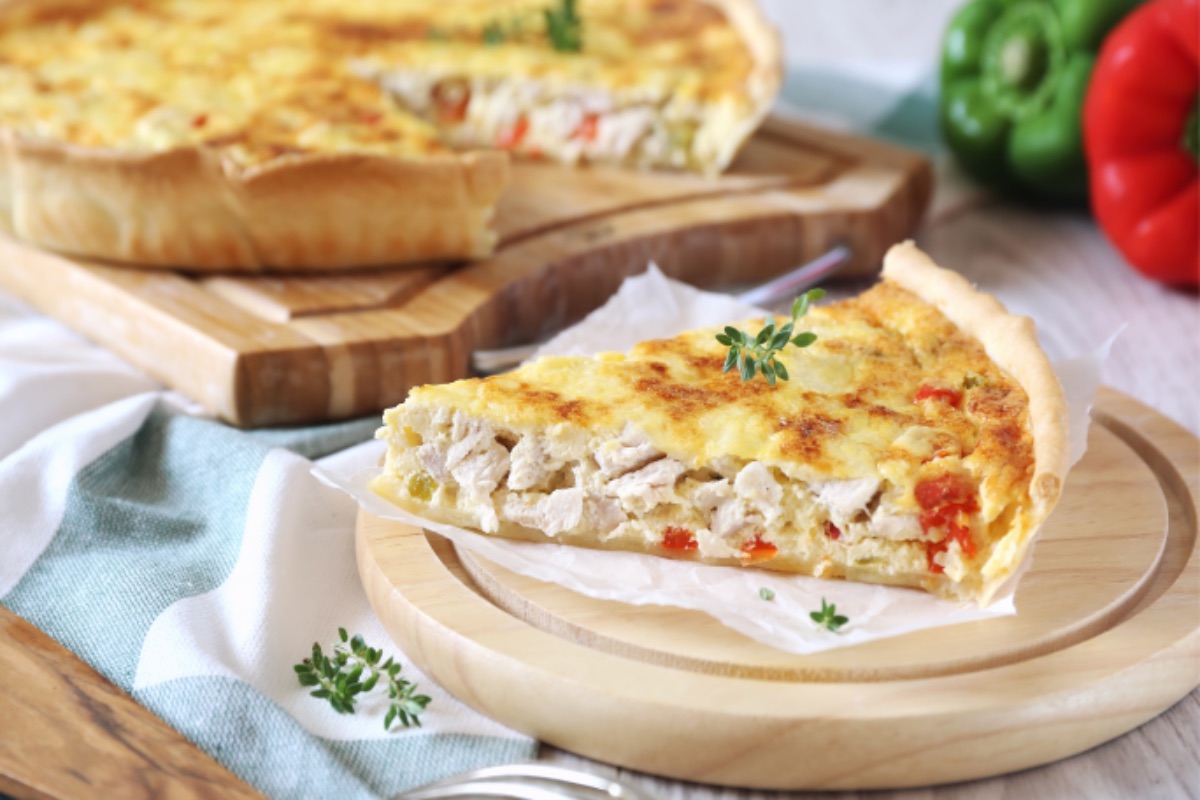 Photo de Quiche au Poulet et Poivrons