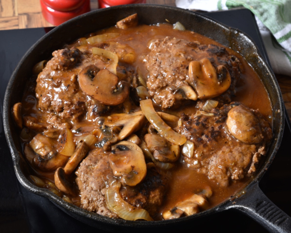 Photo de Steak Salisbury aux champignons