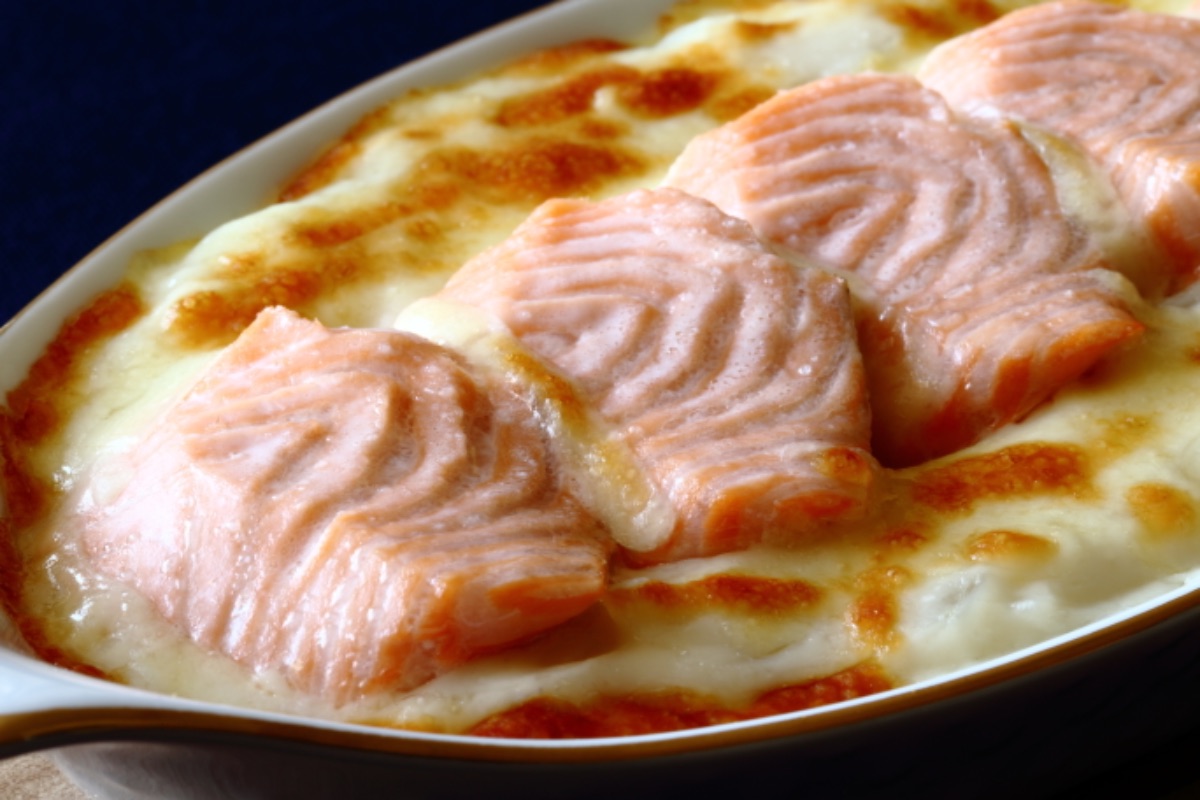 Photo de Gratin de Saumon à la Béchamel