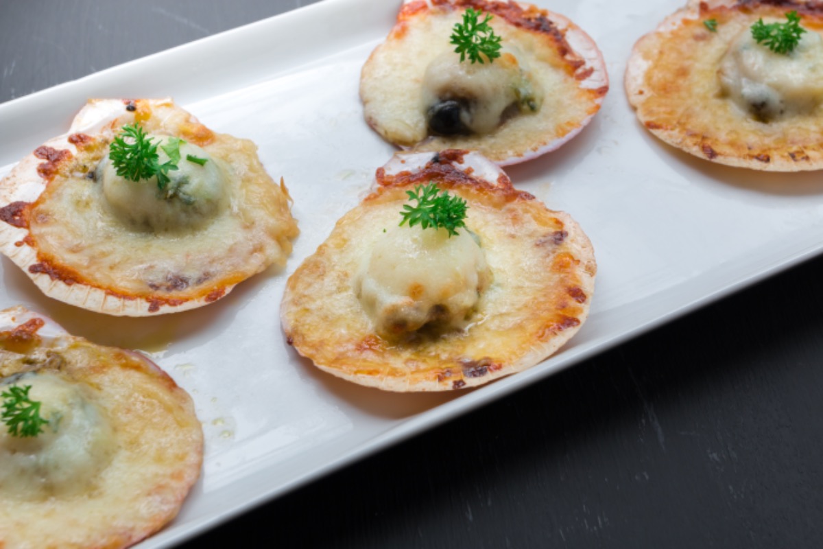 Photo de Coquilles Saint-Jacques gratinées