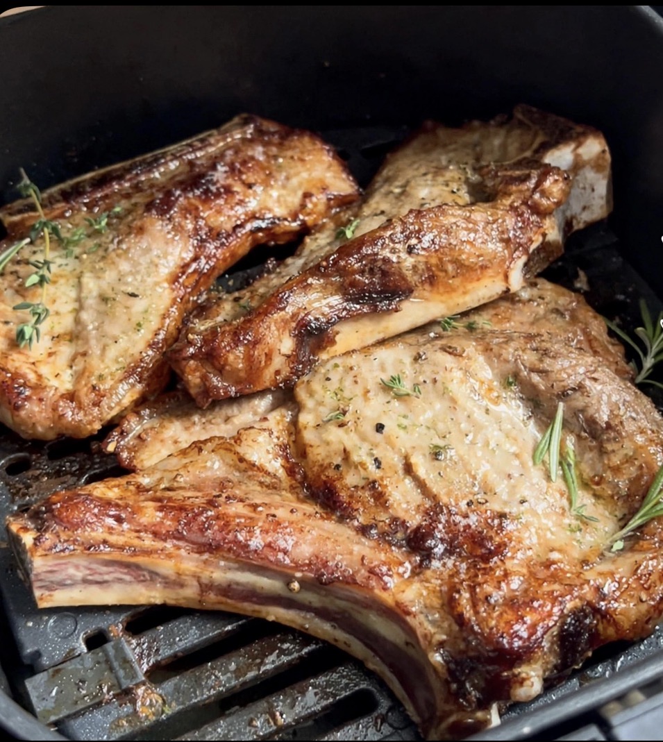Photo de Recette Côtes de bœuf grillées à l’airfrayer