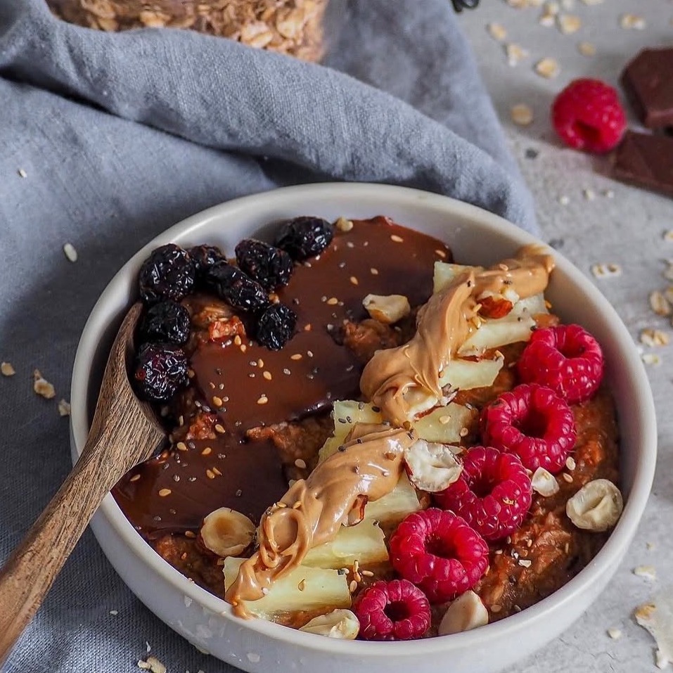 Photo de Recette Porridge Tout Choco & Peanut Butter
