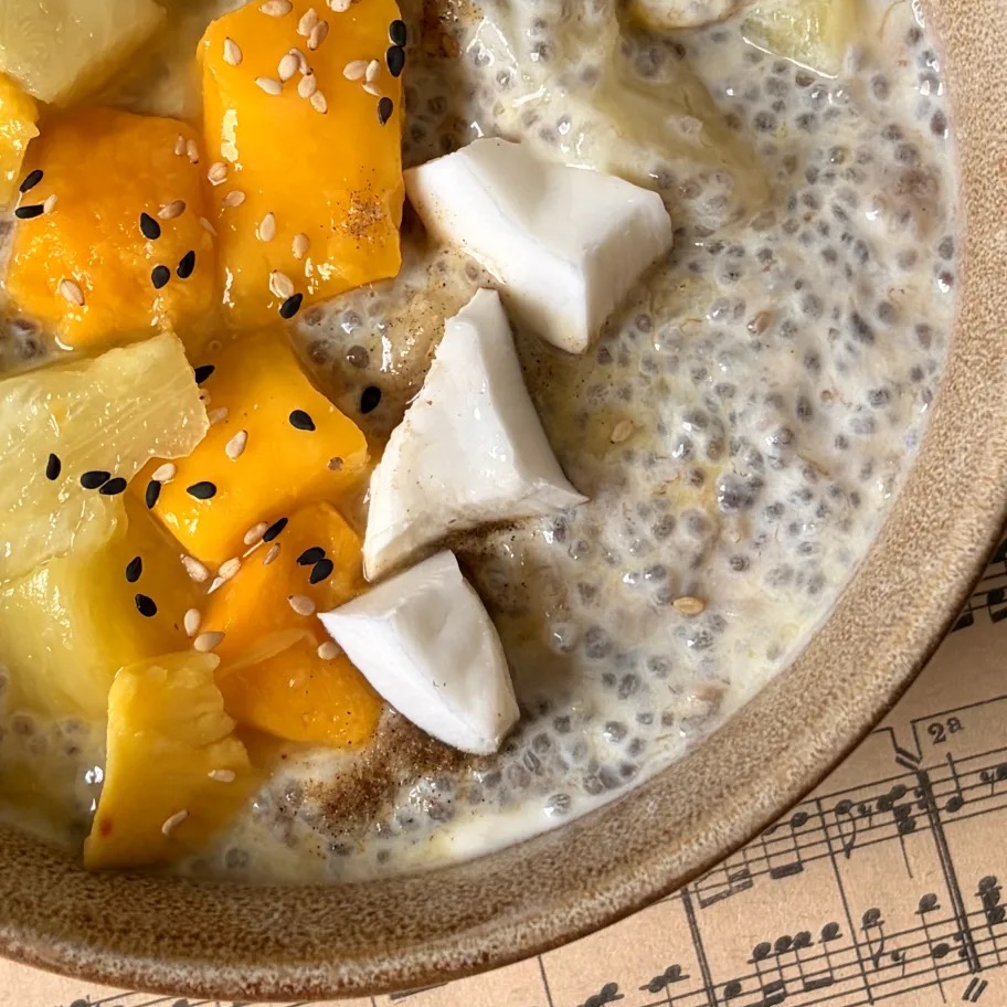 Photo de Recette Chia pudding exotique